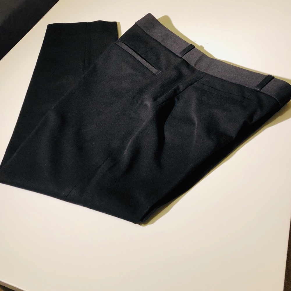 Banana Republic Petite Black Sloan Slacks/Pants